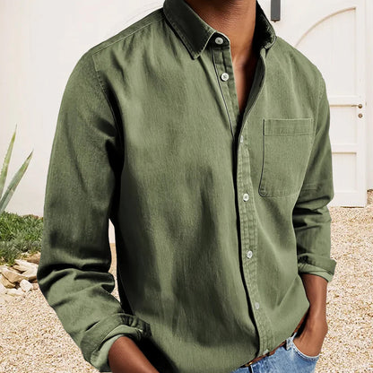 Men's Cotton Textured Shirt