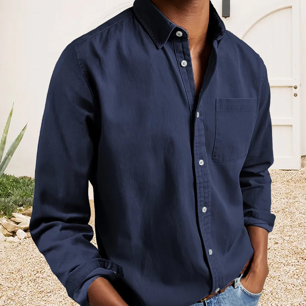 Men's Cotton Textured Shirt