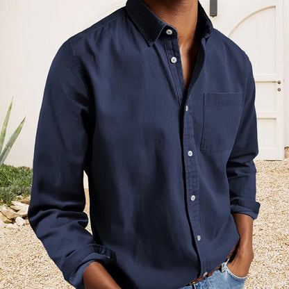 Men's Cotton Textured Shirt