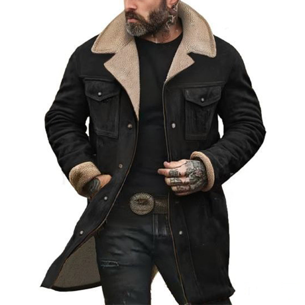 Men's Suede Utility Jacket