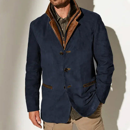 Men's Suede Leather Jacket