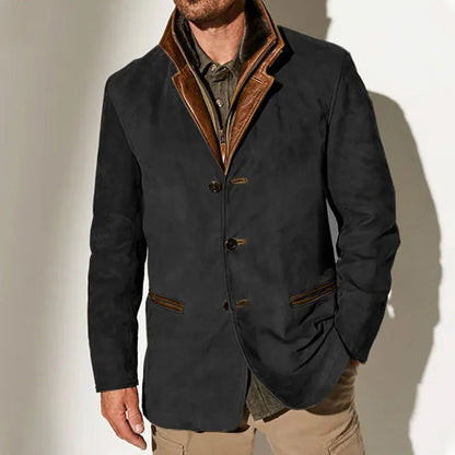 Men's Suede Leather Jacket