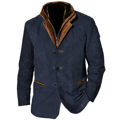 Men's Suede Leather Jacket