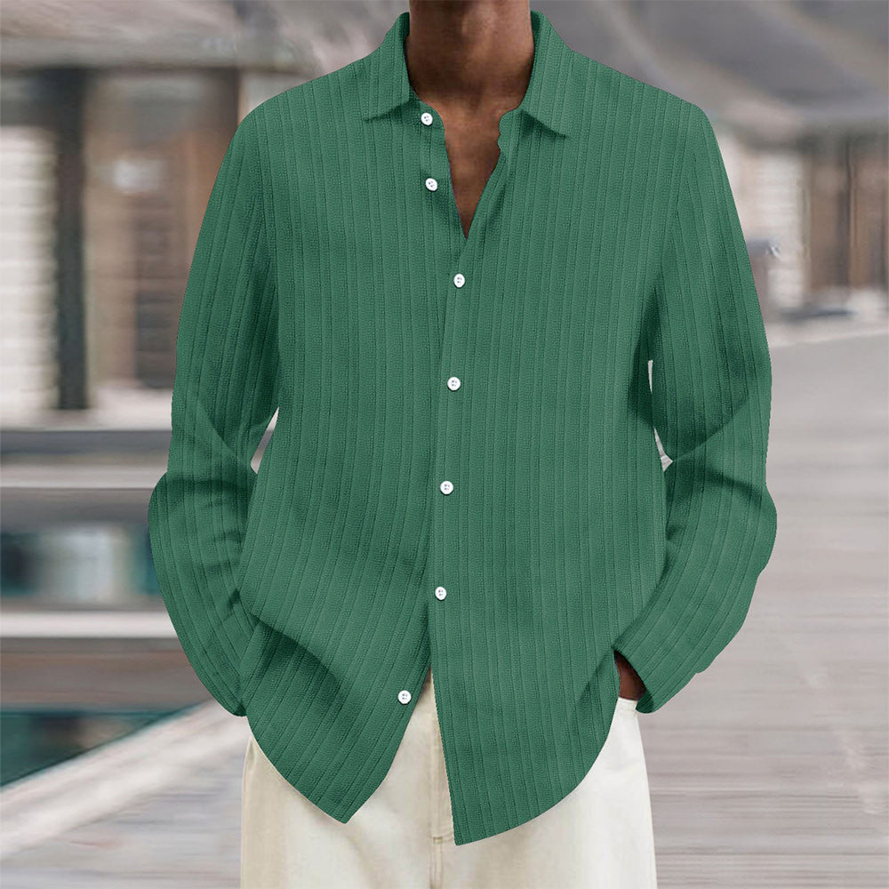 Men's Vertical Stripe Dress Shirt