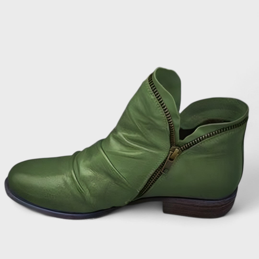 Women's Ankle Boots Side Zip Closure