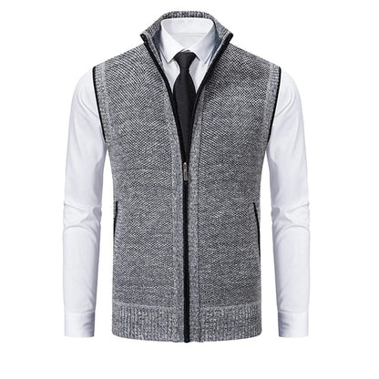Men's Polished Vest Refined Details