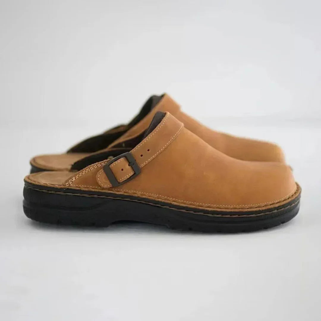 Leather Slippers - VibreMode