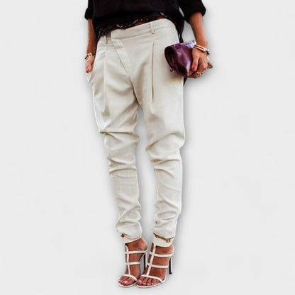 Slim Fit Dark Wash Ankle Pants