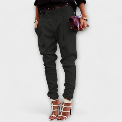 Slim Fit Dark Wash Ankle Pants