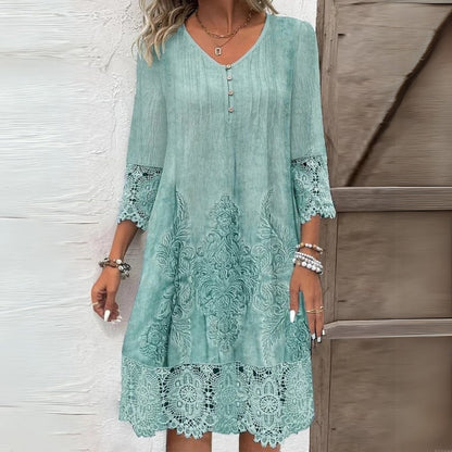 Classic Ladies Floral Shift Dress