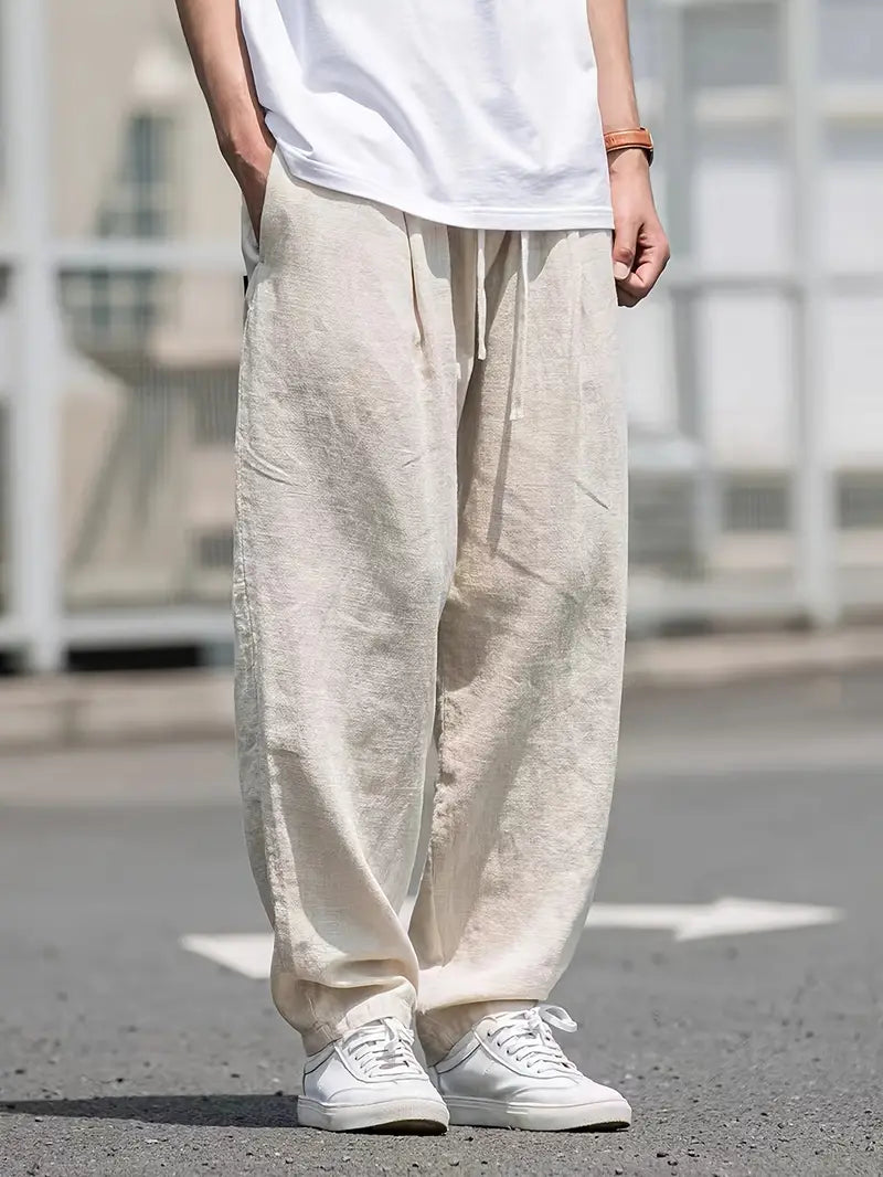 Men's Straight Fit Pull On Lounge Pants - VibreMode