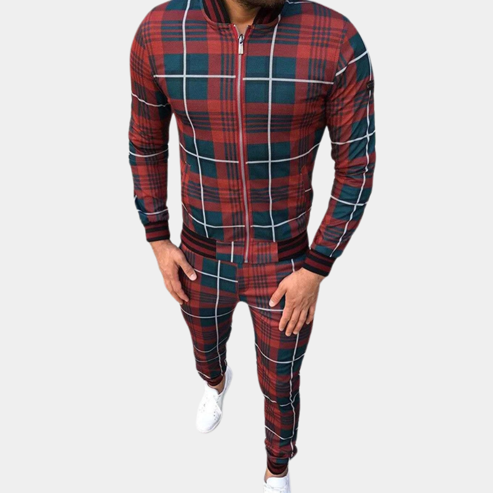 Men's Sports Tracksuit Performance Polyester - VibreMode