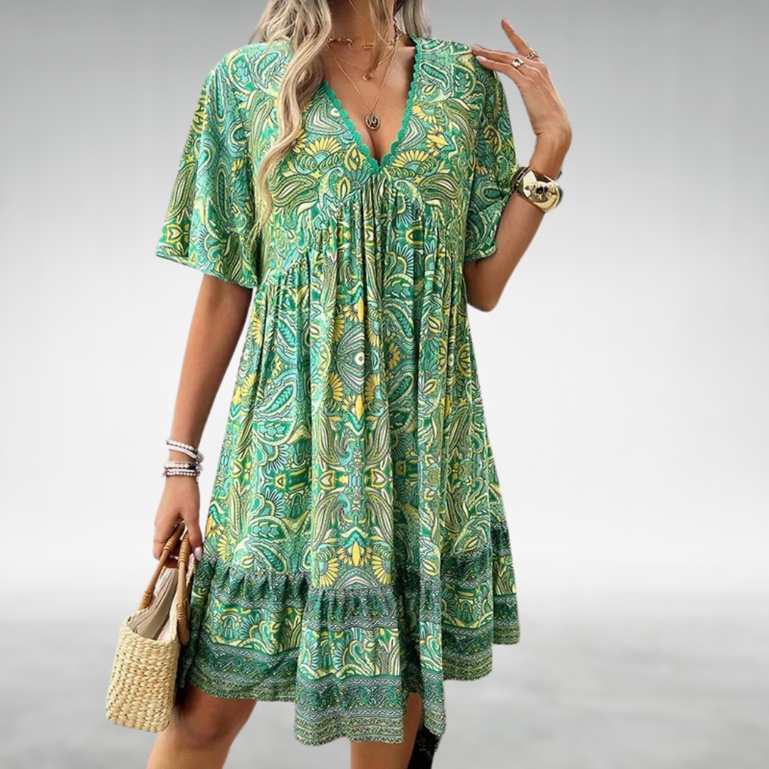 Chic Flowy Ladies Party Dress