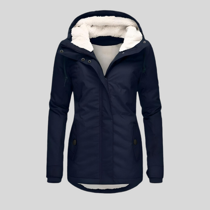 Women's Waterproof Rain Jacket Lightweight Breathable Black