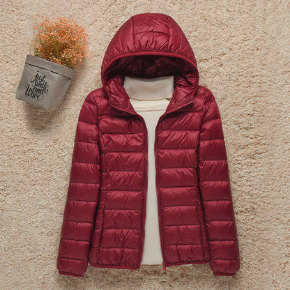Women's Water Resistant Slim Puffer Coat