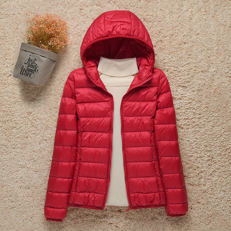 Women's Water Resistant Slim Puffer Coat