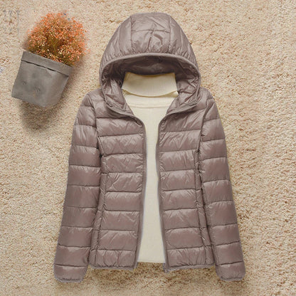 Women's Water Resistant Slim Puffer Coat