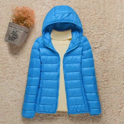 Women's Water Resistant Slim Puffer Coat