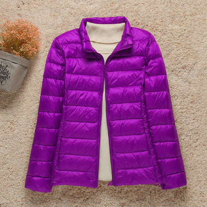 Women's Water Resistant Slim Puffer Coat