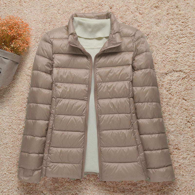 Women's Water Resistant Slim Puffer Coat