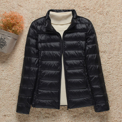 Women's Water Resistant Slim Puffer Coat