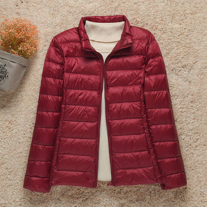 Women's Water Resistant Slim Puffer Coat