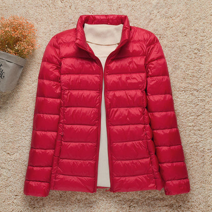 Women's Water Resistant Slim Puffer Coat