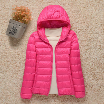 Women's Water Resistant Slim Puffer Coat