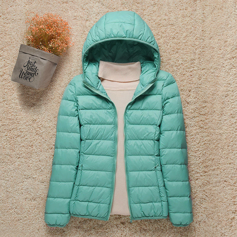 Women's Water Resistant Slim Puffer Coat