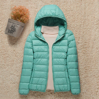 Women's Water Resistant Slim Puffer Coat