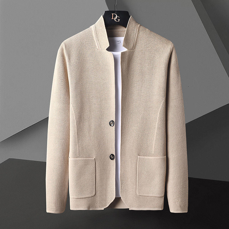 Men's Button Front Cardigan Sweater