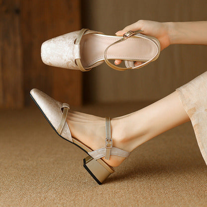 Classic Comfortable High Heel Shoes
