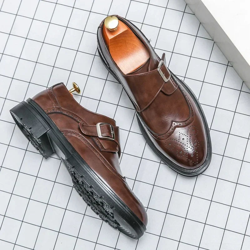 Authentic Brown Leather Formal Shoes