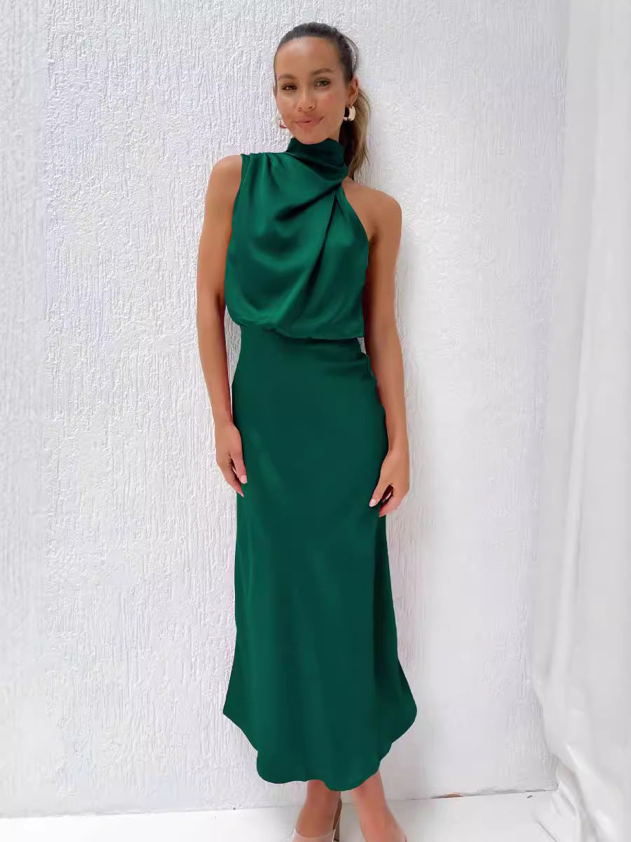 Luxurious Satin Evening Gown