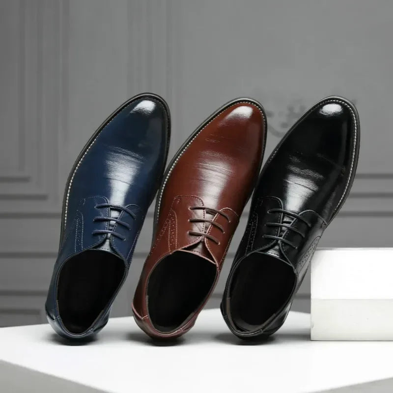 Classic Cap Toe Leather Shoes