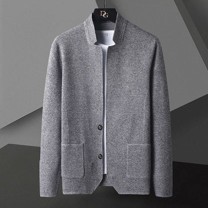 Men's Button Front Cardigan Sweater