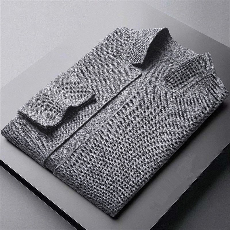 Men's Button Front Cardigan Sweater