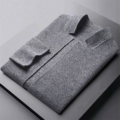 Men's Button Front Cardigan Sweater