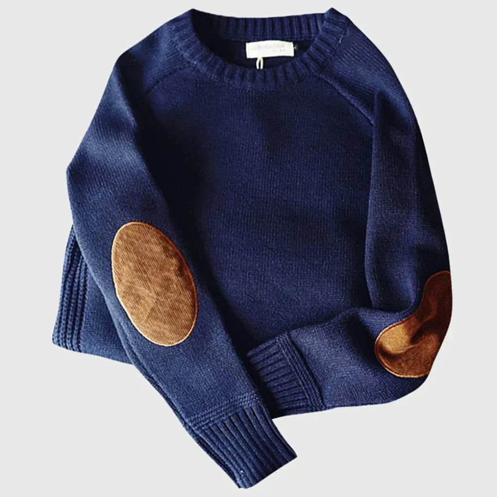 Men's Classic Crew Neck Sweater Warm Acrylic