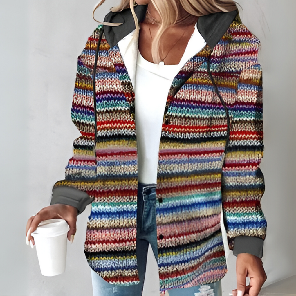 Women's Hooded Coat - VibreMode