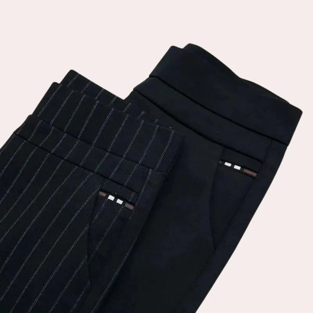 Women's High-Waisted Stretch Trousers