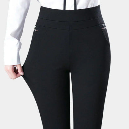 Women's High-Waist Stretch Pants Comfortable Fit
