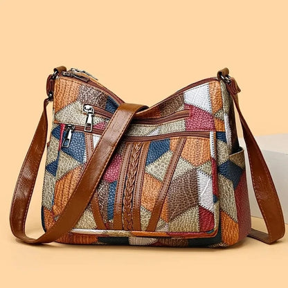 Omelia Women's Leather Utility Shoulder Bag - VibreMode