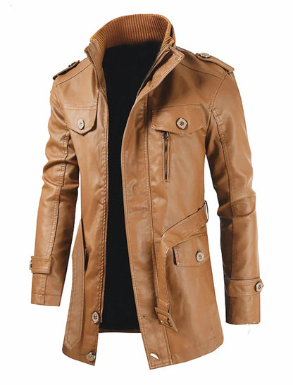 Men's Leather Coat