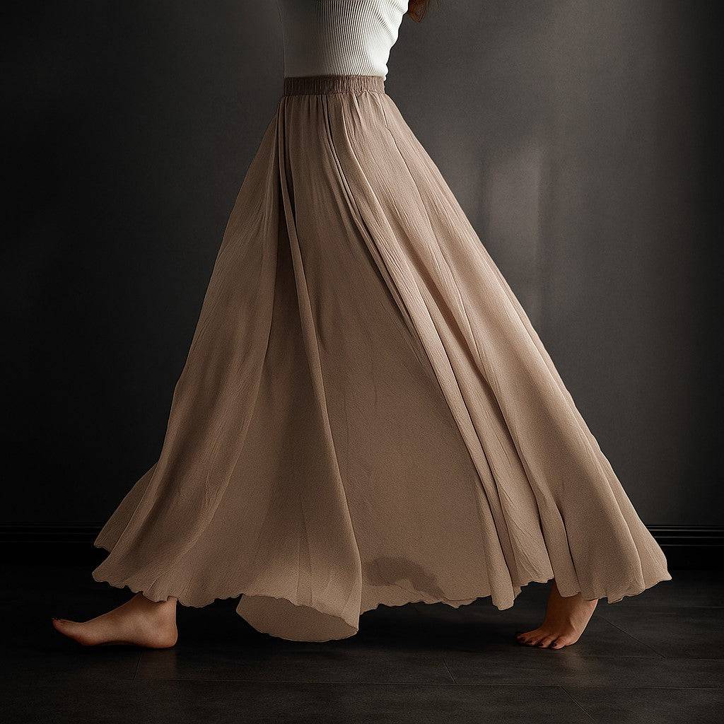 Women's Flowy Maxi Skirt Boho Style