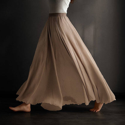 Women's Flowy Maxi Skirt Boho Style