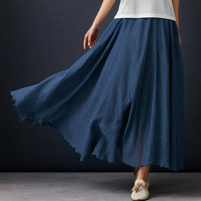 Women's Flowy Maxi Skirt Boho Style