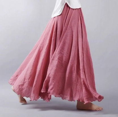 Women's Boho Maxi Skirt