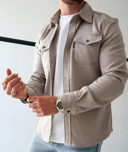 Men's Classic Utility Shirt Long-Sleeve Cotton