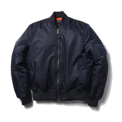 Women's Windproof Bomber Jacket Zip Pocket Ribbed Cuffs